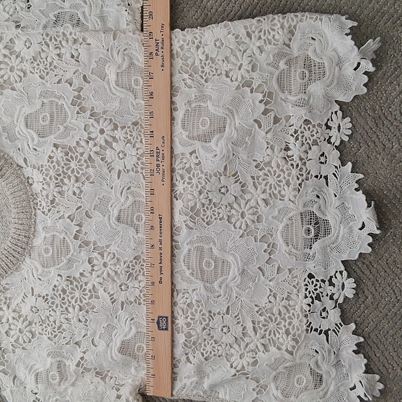 SEE BY CHLOE Women’s Lace Pullover Sweater Milk Color Size Medium - Picture 8 of 13